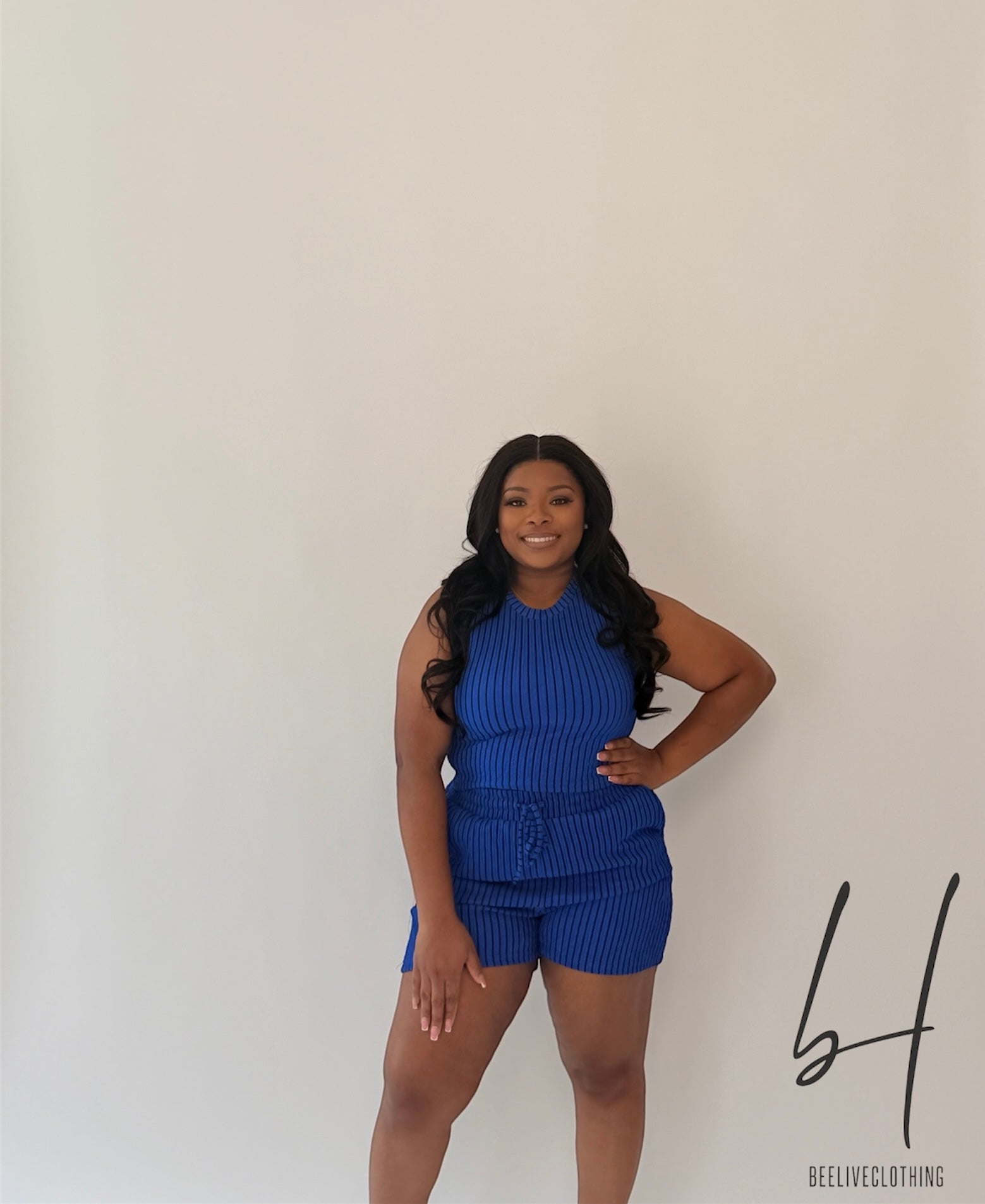 Blue Striped Set